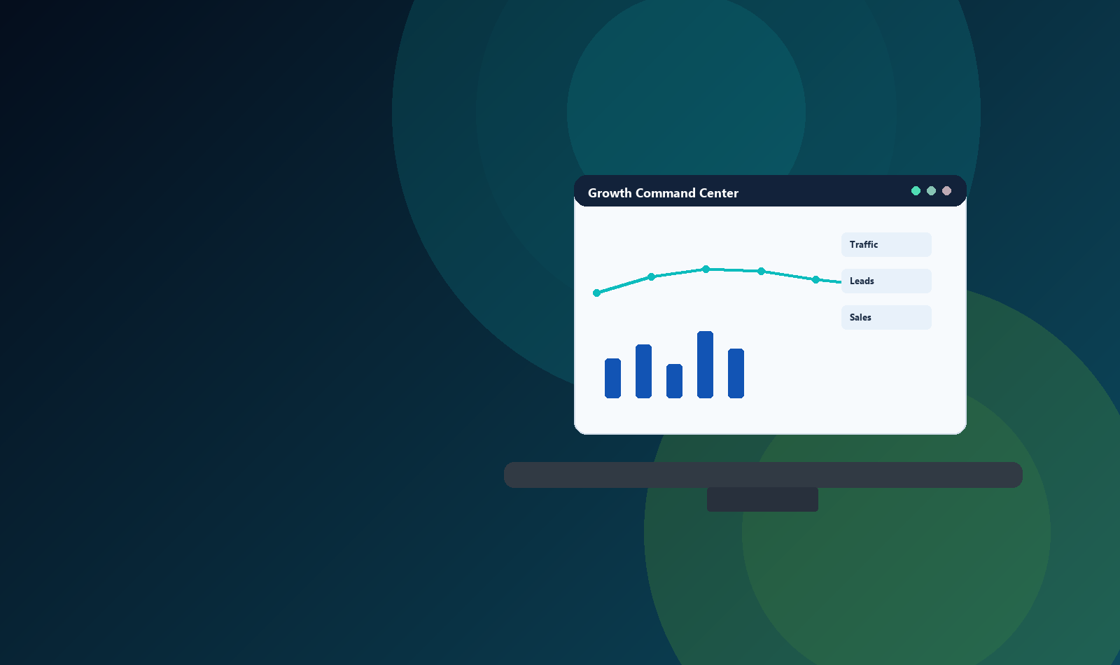 VALORIA digital growth dashboard preview
